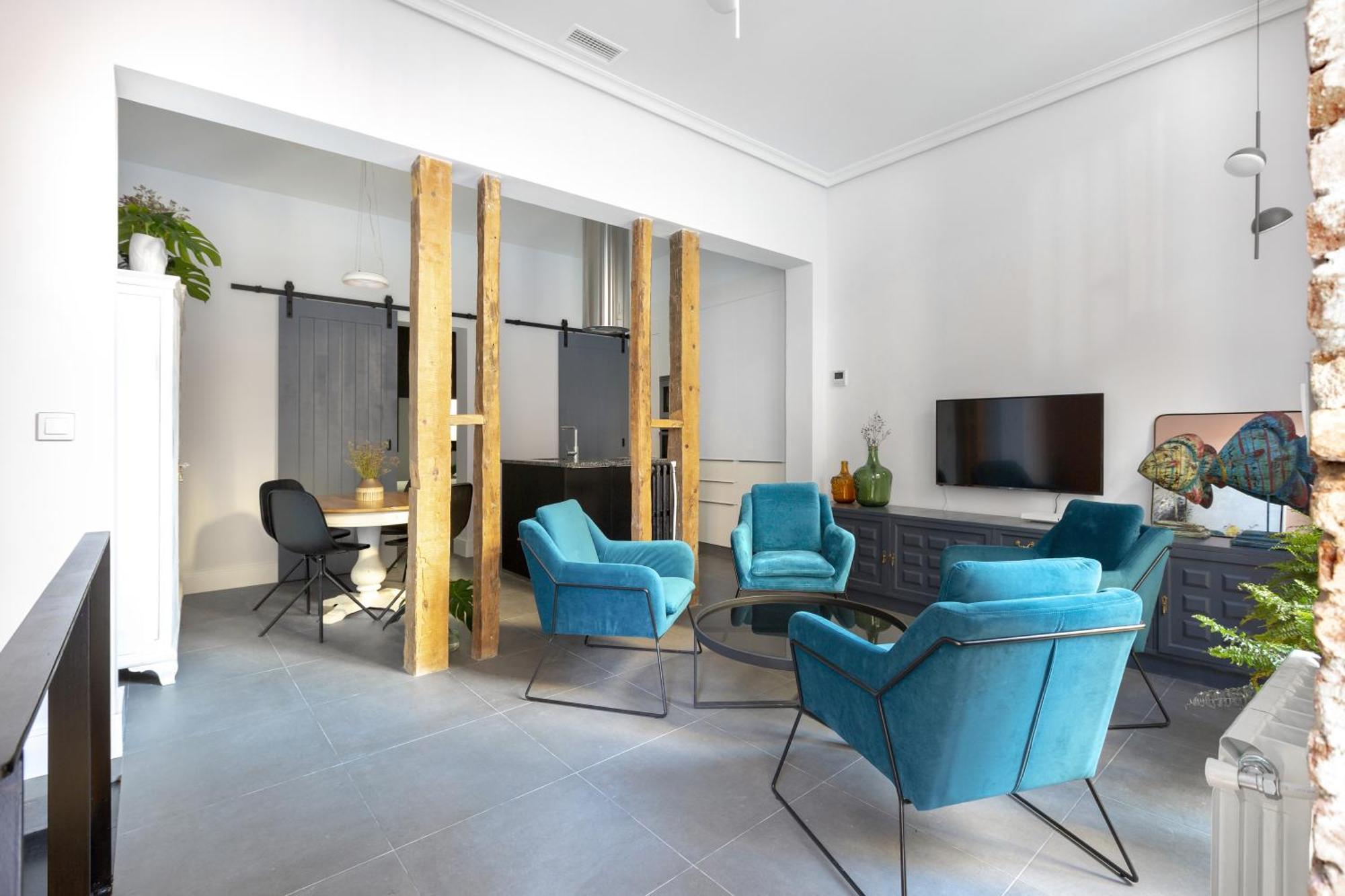 Apt Centrico Y Tranquilo De 2 Hab Madrid Bagian luar foto